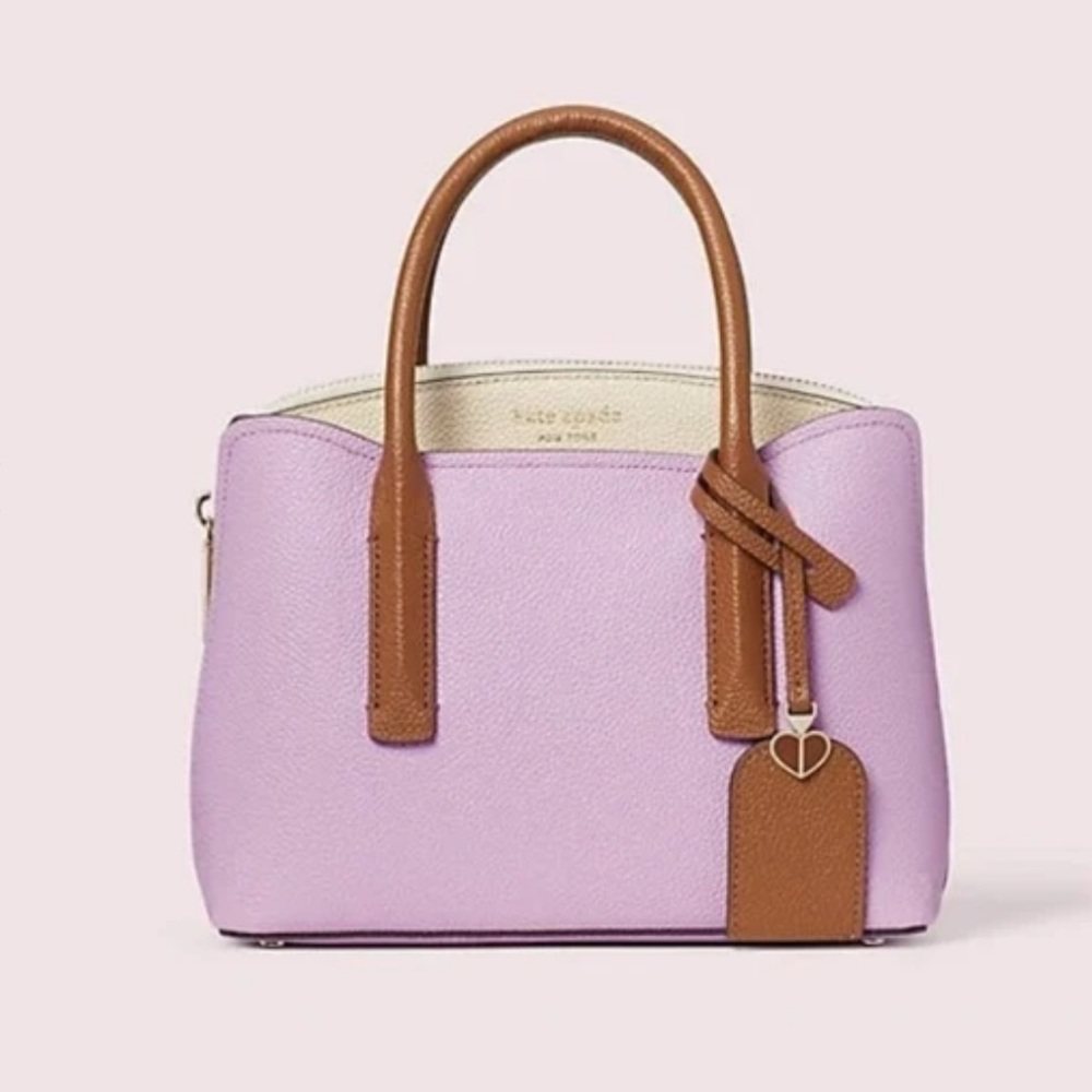 Kate Spade Margaux Mini Satchel Violet Brown
